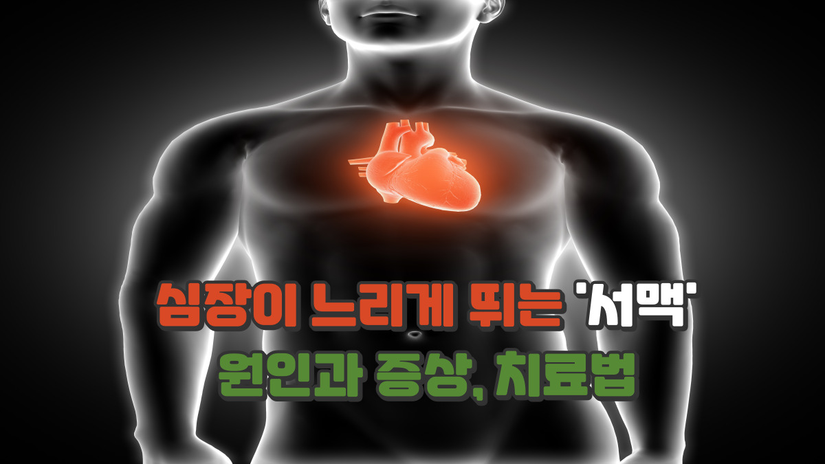 심장이 느리게 뛰는 '서맥', 원인과 증상, 치료법은?